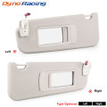 Beige Sun Visor Right Driver&Left Passenger With Mirror&Light for For BMW 5 SERIES F10 F11 F18 2011-2015 51167248857 51167248858.