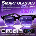 2026 New Business 4K HD Color Change AI Smart Glasses 800W Pixel Camera 1080P Video AI Chat Music Player Call AI Sports Glasses.
