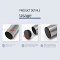 8 PCS Black Round Plastic Blanking End Cap Tube Pipe Inserts Plug Bung Insert Stopper For Chair Leg Pipe tapon tubo. 
