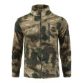Outdoor Camouflage Fleece Jacket Double-Sided Shake Fleece Cardigan Tactical Jacket Warm Mountaineering Suit.