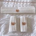 3pcs Baby Stroller Front Armrest Protective Cover Cotton Trolley Towel Children's Drool Towel Kids Seat Bib Stroller Accessories. 