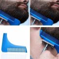 YS00005- Men's Beard Comb Hairdressing Beard Care Beard Styling Template Ruler Comb. 