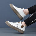 Sneakers Fashion Man Leather Men's Flat Shoes Height Increasing Shoes Lace-Up High Quality Men Sneakers for Men Luxury 2026. 