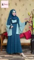 Mohona Angel Borkha Butterfly Sleep Dubai Cherry Georgette for women muslim Outwear..