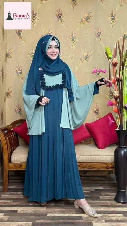 Mohona%20Angel%20Borkha%20Butterfly%20Sleep%20Dubai%20Cherry%20Georgette%20for%20women%20muslim%20Outwear.%20-%20Image%203
