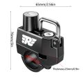 For Royal Enfield Bullet/Meteor/Classic 350 500 Interceptor 650 Continental GT Motorcycle Helmet Lock Anti-theft Security Safety. 