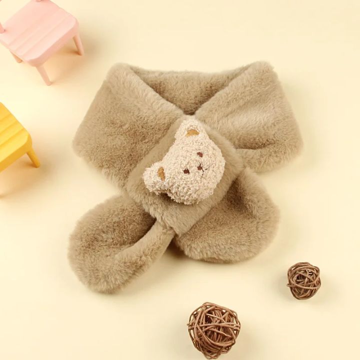Winter%20Warm%20Plush%20Baby%20Scarf%20Cute%20Caroon%20Bears%20Boy%20Girl%20Scarves%20Newborn%20Toddler%20Faux%20Fur%20Children%20Cross%20Neckerchief%20%20Baby%20Shawls%20-%20Image%205