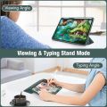 Fintie Hybrid Slim Case for Samsung Galaxy Tab S8 Plus 2022/S7 FE 2021/S7 Plus 2020 12.4 Inch with S Pen Holder, Shockproof Cover with Clear Transparent Back Shell, Auto Wake/Sleep, Midnight Green. 