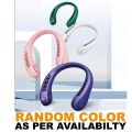 Bladeless Neck Fan 2500mAh Rechargeable – Safe Hands-Free Hanging Fan, Dual Head Rotation | No Blade Design for Kids & Adults | Office, Travel, Sports, Outdoor. 