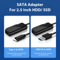 Onelesy SATA to USB 3.0 Adapter Type C to SATA Cable 5Gbps High Speed Data Transmission For 2.5 Inch HDD Hard Drive SATA Adapter. 