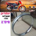 Motorcycle Pridor CD100/ GS150 Wheel rim 275* 18 ( Top Honda quality chrome. 