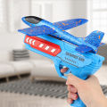 Airplane Launcher Toys Outdoor Plane Flying Toys Non Slip Kids Catapult Plane With/without Light Birthday Gifts for Boys Girls. 