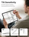 MetaPen A8 Stylus Pen For Pencil 2018-2026 with Faster Charge, Tilt Sensitivity, Pixel Precision for iPad A16 Air Pro11/13.