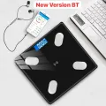 Body Weighing Scale Smart App Display Bluetooth And Temperature. 