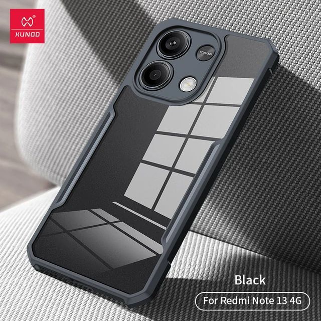 Xiaomi Redmi_Note 13 (4G) Ipaky Shockproof Hybrid Armor Back Case Full Edge Cover For Xiaomi Redmi_Note 13 (4G)