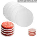 100Pc 10/11.4/15.3cm Hamburger Patty Paper - Wax Papers to Separate Frozen Pressed Patties - 100 Burger for Burger Patty Paper. 