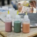 50cc Pottery Mud Painting Bottle Squeeze Mud Bottle Multi-needle DIY Texture Ceramic Coloring Glaze Painted Clay Sculpture Tool. 