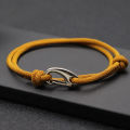 New Simple Style Double Layered Marine String Bracelet For Men Women Sliding Adjustable 3mm Thin Rope Nautical Braclet Pulseria. 