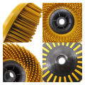 1 Pcs 4.5 Inch Bristle Discs Abrasive Bristle Disc 36/50/80/120 Grit with 5/8-11 Thread for Removing Coatings Paint Rust. 