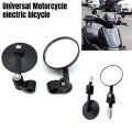 1 Pair  Rear Mirror CNC Bar End Side Mirror Motorbike Scooter Rearview Handle Bar Mirrors Universal Round Handlebar Mirror. 
