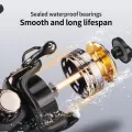 DEUKIO Mini 800 1000 Series Reel Smooth Bearing 4.8:1 Fishing Reel Drag System 5Kg Max Power Spinning Reel Fishing Coil. 