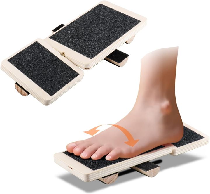 Professional Ankle Stabilizer Wooden Foot Exerciser Anti Slip Wobble ...