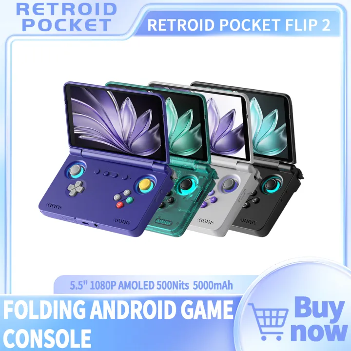Retroid%20Pocket%20Flip2%20SD865%201080p%20Folding%20Game%20Console%20AMOLED%20500Nits%205.5"%20Screen%205000mAh%20Handheld%20Game%20Machine%20Customer%20%20-%20Image%202