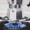 1Pc Stainless Steel Gas Cooker Rack Mocha Pot Coffee Pot Rack Kitchen Gas Stove Coffee Stand Simmer Ring Safe Stovetop Reducer.