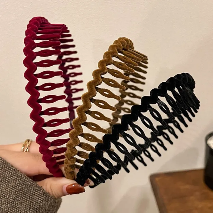 4pcs%20Pressed%20Hair%20Band%20For%20Washing%20Face%20Headband%20Summer%20Women's%20Hair%20Bundle%20Summer%20Hairpin%20-%20Image%202