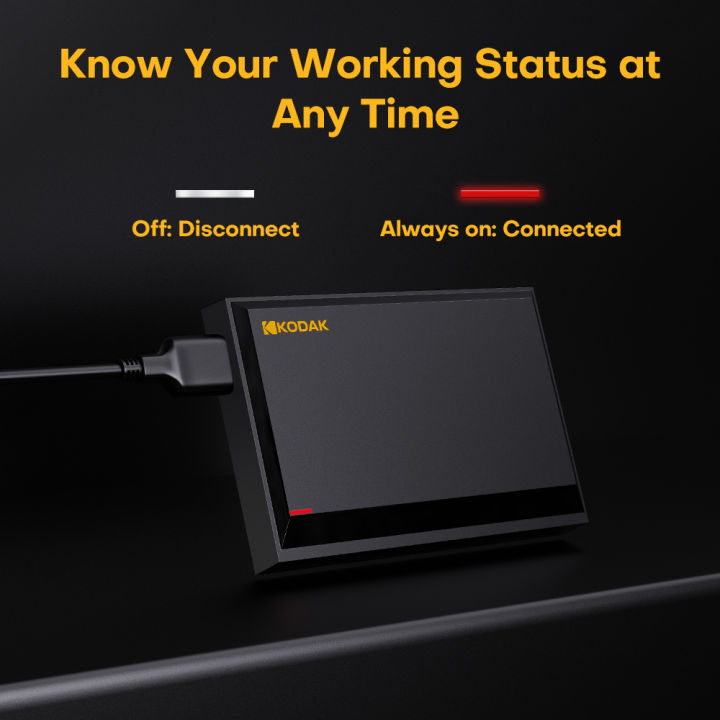 KODAK%202.5inch%20HDD%201TB%20Portable%20SSD%202TB%20Hard%20Drive%205Gbps%20USB3.0%20High%20Speed%20HDD%20for%20PS5%20PS4%20Laptop%20Desktop%20-%20Image%203