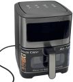 Silver Crest 10 Liter Stainless Steel Digital Air Fryer Performance Range 2200 Watt Rapid Air Convection Heating. 