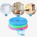 Anti-skid Windproof Clothesline Fence-type Clothesline Non-slip Drying Ropeclothesline Outdoor Travel Clothes Line Ropes 5 meter. 