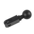 17mm Ball Head Adapter Clip Mount for Action Camera 17mm Ballhead Converter to 1/4 Screw Head For Double Socket.