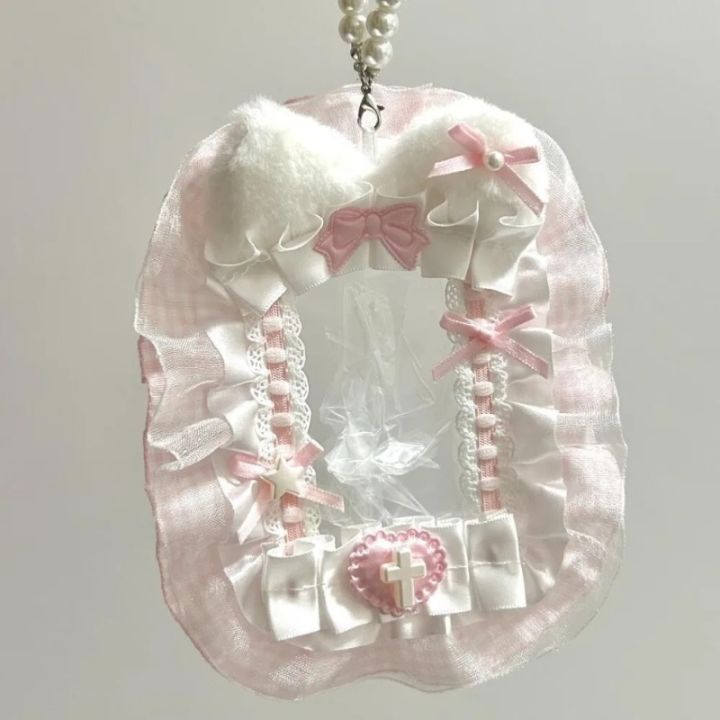 Sweet%20DIY%20Plush%20Card%20Holder%20with%20Ribbon%20Anime%20Lace%20Photocard%20Case%20Lolita%20Idol%20Display%20Photo%20Protector%20Case%20Card%20-%20Image%204