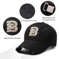Baseball caps suitable for men and women, fashion sports caps, fashion embroidery, abstract logo, lightweight and portable design.