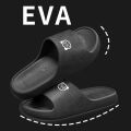 Eva Soft Sole Chunky Platform Slippers Women 2024 Summer Thick Sole Cloud Slides Beach Sandals Woman Non-Slip Outdoor Flip Flops. 