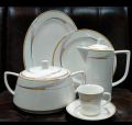 Dinner set Bone China 8 person /62 pcs set. premium finsihing. 