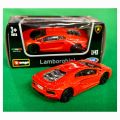 Lamborghini Aventador Red with Black Rims 1:43 Scale Diecast Metal Car. 