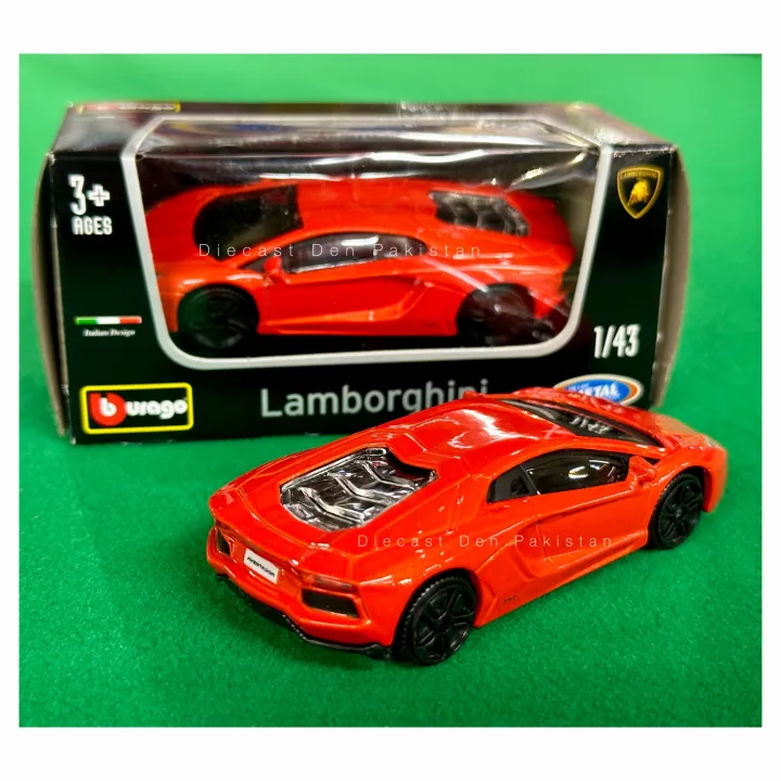 Lamborghini%20Aventador%20Red%20with%20Black%20Rims%201:43%20Scale%20Diecast%20Metal%20Car%20-%20Image%202