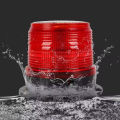 Solar Power Warning Flash Beacon Light Sensor Emergency Indication LED Lamp Car Rotating Traffice Safety Light Magnet Ceiling.