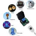 433MHz DIY Wireless Switch DC 12V 1CH Mini Relay Module and RF Transmitter Remote Control for Garage Curtain Home Appliance. 