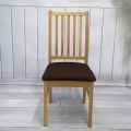 1 Pcs Solid Color Elastic Cushion Cover Washable and Detachable Protective Chair Cover.