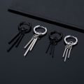 Taigang personality creative ear bone buckle stainless steel earrings male hip-hop punk earrings female. 