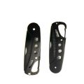 1pc Stainless Steel Folding Comb Men Beard Styling Combs Anti Static Portable Mustache Comb Multifunctional Hairdressing Tools.