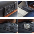 1/2Pcs Car Organizer Storage Bag Auto Paste Net Pocket Phone Holder Car Accessories 20*8CM 8*15CM Universal. 