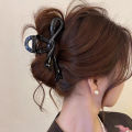 13cm Acrylic Ribbon Bow Hair Claws Crab Hair Clips Glossy Barrettes Headwear Hairpins Shark Ponytail For Women Hair Accessories. 