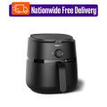 Philips NA110/00 1000 Series compact 3.2 Liter Air Fryer (Official) 1 year spare parts, 2 years service warranty 🚚 Free Delivery 💳 0% EMI Available, Official Warranty by seller with Free Delivery.