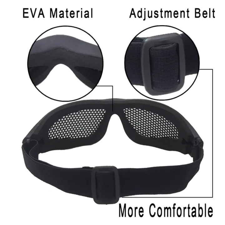 Outdoor%20Eye%20Protective%20Comfortable%20Airsoft%20Safety%20%20Glasses%20Goggles%20Anti%20Fog%20With%20Metal%20Mesh/PC%20Len%20For%20Paintball%20Hunting%20-%20Image%206