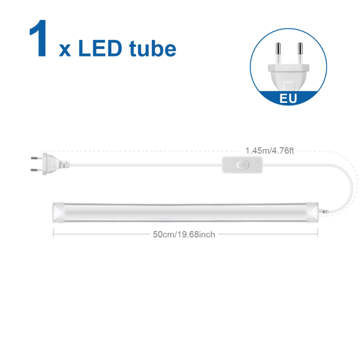 1.64FT/50CM%20T8%20LED%20Tube%20Light%20Integrated%20Fluorescent%20Bar%20Lamp%20Aluminum%20Shell%20220V%20110V%20EU%20US%20For%20Garage%20Ceiling%20Wall%20Warehouse%20-%20Image%207