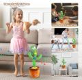 Danceing Cactus Electronics Plush Toy Soft Plush Doll For Baby Playing Item with voice repited & 120 music build in. 